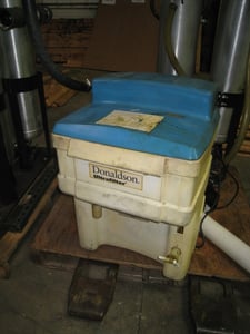 Donaldson #USF-SP-15 Ultra filter, oil/water separation, w/25 HP air compressor, 2000