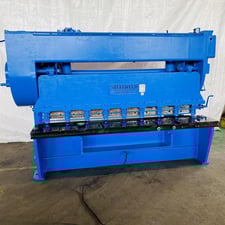 1/4" x 8' Steelweld #4B-8, Mechanical Shear, 9 hold downs, Back Gauge, Stock # 0415921