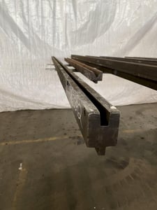 144" L, Press Brake Die Bed Riser, 12' Length Stock # 0633921