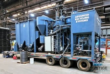 Advanced Recycling Systems #Aries/Vac B2 mobile blasting system, 2-pot system, trailer, dryer, 2005, #31575