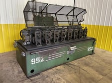 8 Stand, Tishken #8-MW-2, rollformer press, 2" arbor, 10" rollspace, 12" horizontal spacing, 5.5"-8.5"