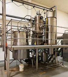Image for Evaporator Single Effect Rising Film Evaporator for natural circulation, 300 lb/hour, 60 sq.ft.