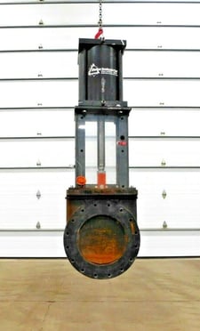 16" Delta Industrial #PASK9NX3CEFK9N, knife gate valve, 150 psi, 450 max temp