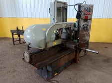 12" x 14" Wellsaw #1270, automatic horizontal, 1" x13' 6" x.035" blade, hydraulic vise, 10' feed conveyor