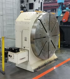 59" Tsudakoma #RNCV-1501L, CNC rotary table, Fanuc 22i Servo motor, never used, 2017