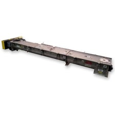 9" diameter x 9.8' long, Stainless Steel Industrial screw conveyor, #18197