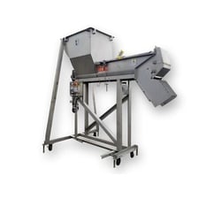 12" diameter x 6' long, Materials Transportation Co #MTCS-12-06, Stainless Steel sanitary screw auger feeder