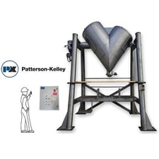 75 cu.ft. Patterson, Stainless Steel cross flow V-blender, #18455