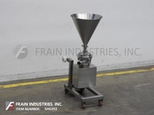 Image for Fryma #MZ-80, Stainless Steel, toothed colloid mill, 300-3000 liters of product per hour, for homogenizing/dispersing/refining/emulsifing liquid to highly vicous products