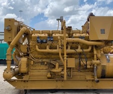 625 HP, Caterpillar #G398TA, industrial Natural gas engine, 2998 hours, generator drive, S/N #73B919