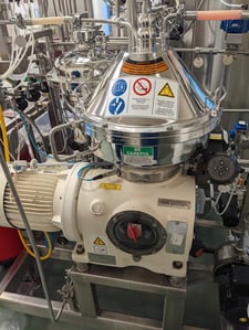 GEA Westfalia #CSC6-06-476, Stainless Steel centrifuge, 11970 RPM, s/n 1724499, 2005