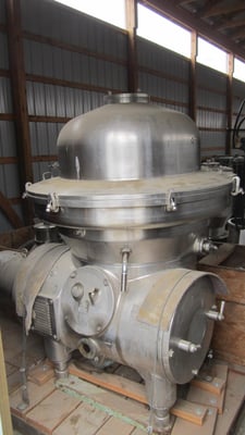 Westfalia #MSA100-01-076, Stainless Steel separator centrifuge w/self cleaning bowl