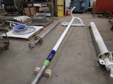5RW 3-blade retreat curve agitator, 151" x 44" x 3-1/2"