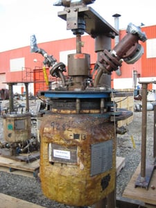 5 gallon Ceramic Coatings, glass lined reactor, 150 psi/fv internal, 100 psi jacket