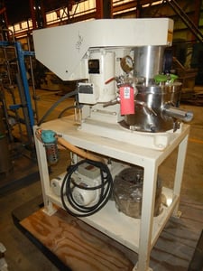2 gallon Ross #PVM-2, Stainless Steel mixer, 12" dia. x 8" straight side, 3/4 HP, s/n 59691