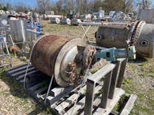 100 gallon 316L Stainless Steel reactor, 50 psi/fv internal, 100 psi jacket, 1 HP Lightnin drive