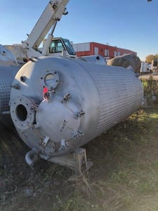 1000 gallon Paul Mueller, Stainless Steel mix tank, 50 psi, 1984
