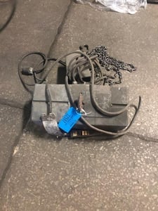 1 Ton, Coffing, electric hoist with pendent controls
