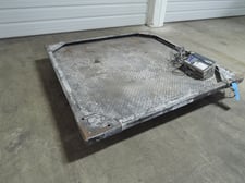 10000 lb. Metler Toledo #Lynx, 5' x 5' platform scale, digital read out, s/n 5436904-5gf