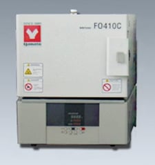 7.8" width x 11.8" D x 5.9" H Yamato Muffle Furnace #FO410CR, +100 to +1150°C 2102 °F), 220 V., 1 phase