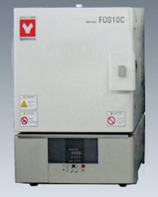11.8" width x 15.7" D x 9.8" H Yamato Muffle Furnace #FO810CR, +100 to +1150°C 2102 °F), 220 V., 1 phase