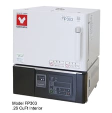 7.8" width x 5.9" H x 9.8" D Yamato #FO300CR-FO310CR, +100 to +1150 Deg. C (2102 F), 115 V., 19 amps, Muffle