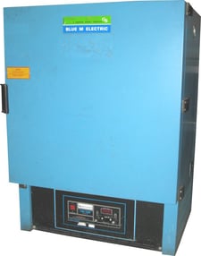 19" width x 18" H x 15" D Blue M #OV-490A-3, bench top lab oven, 40 to 260 deg. C, 120 V., 17 Amps, Blue M