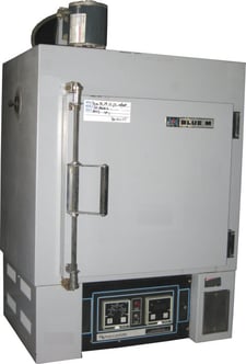 19" width x 17" H x 17" D Blue M #OV-560A-2, lab oven, 400 Deg. F, 120 V., 1 phase