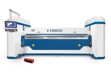 120" Erbend #MFE3240, CNC folder, 9 gauge, 1500mm back gauge, 3D touchscreen Control, motorized A drive