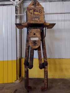 80000 lb. Siemens #CF-8, powered adj coil grab lifter, #15087