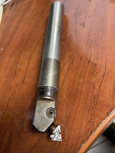 TSD Microbore CC10GA-A114-080, adjustable boring bar, 1" shank, #104522