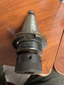 Valenite #11-M-1 V50CT-10SG-35, Cat 50 TG100 collet holder with collet, #104535