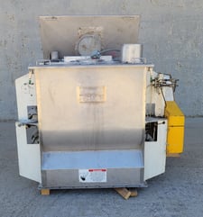 American Process System #FZM-18-H, paddle mixer, 18 cu.ft., Stainless Steel, APS, 10 HP, 1995