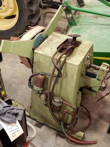 3000 lb. Custom Coil Reel, non motorized, 8" width, 44" outside dimensions, 14"-16" ID