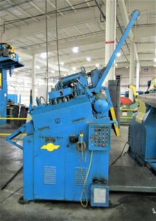 36" x .02" Littell #638-5PD, 5-roll powered straightener, 38" width, air operated