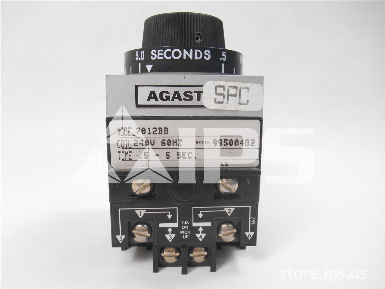Agastat Timing Relay 240vac, .5- 5 Seconds, On Delay