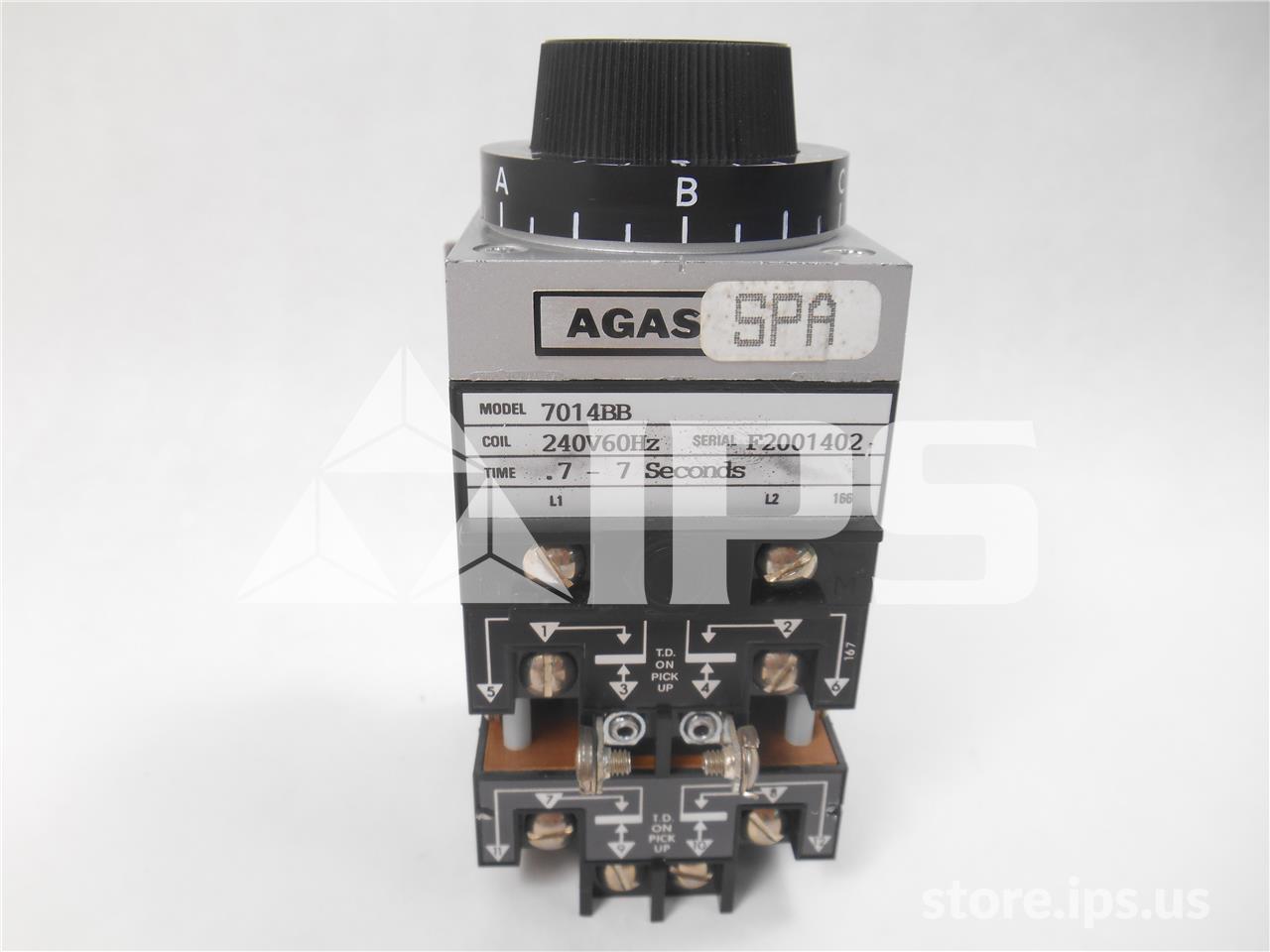 Agastat Timing Relay 240vac, .7- 7 Seconds, On Delay