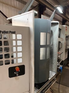 Haas #EC-400PP, 100 automatic tool changer, 22" X, 25" Y, 22" Z, 8100 RPM, #40, 30 HP, 300 psi thru spindle