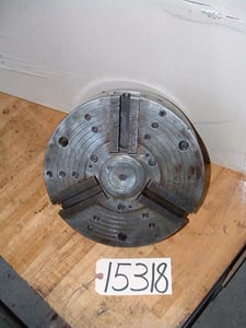 12" Howa #2167, 3-jaw hydraulic chuck
