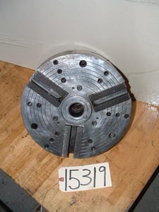 12" Howa #2167, 3-jaw hydraulic chuck