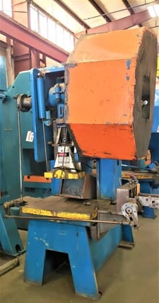 95 Ton, Rousselle #G1-95, 4" stroke, 17.5" Shut Height, 36" x27"bed, 100 SPM, 4" Adj,air clutch, 1995