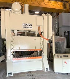 300 Ton, Blow #SC2-300-84-42, straight side double crank, 10" stroke, 21" Shut Height, 10" adj, 84" x 42"