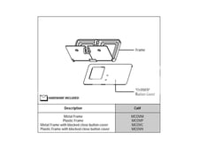 Ch Metal Padlockable Push Button Cover For Mds / Mdn