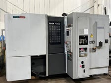 Mori Seiki #NHX-4000, horizontal machining center, 22" x, 22" y, 26" z, cAT 40,12000 RPM, 60 automatic tool