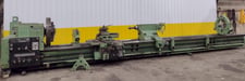 42" x 288" Tos Celakovice #SU100, engine lathe, 39.5" chuck, 4-jaw, 4.25" hole, mm threading, motorized