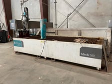 Flow #Mach-200-4020, 6' x13'tbl., 60000 psi intensifier pump, 30 HP, 5-Axis, 2018