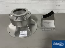 11.5" Vector #LDCS-3, 1.3 Liter coating pan, stainless steel, perforated, 11.5" diameter x 7" deep, 6.5"