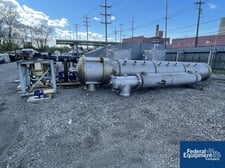 158 sq.ft. Votator #32-216, wiped film evaporator, 304 Stainless Steel, jacket rated 150 psi at 400, 1984