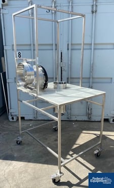 Soft Wall Isolator frame, stainless steel, 32" x 24" x 41" high isolation area