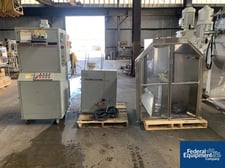 8" x 5" Hosokawa #20/12RO SIL Tandem, Polymer Systems Rotoplex granulator, twin mounted 20/12 RO units, 5 hp